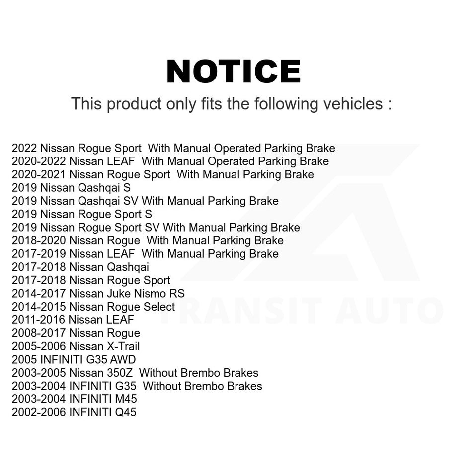 Rear Disc Brake Rotor DS1-980113 For Nissan Rogue Sport INFINITI G35 Select LEAF Juke 350Z Q45 M45 Qashqai X-Trail