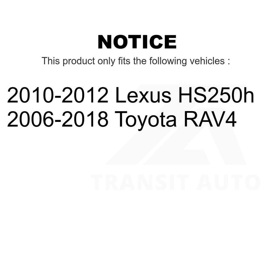 Rear Disc Brake Rotor DS1-980483 For Toyota RAV4 Lexus HS250h