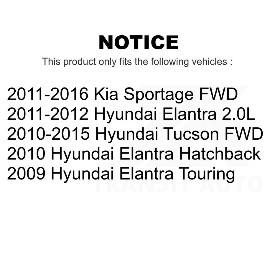 Rear Disc Brake Rotor DS1-980896 For Hyundai Elantra Tucson Kia Sportage