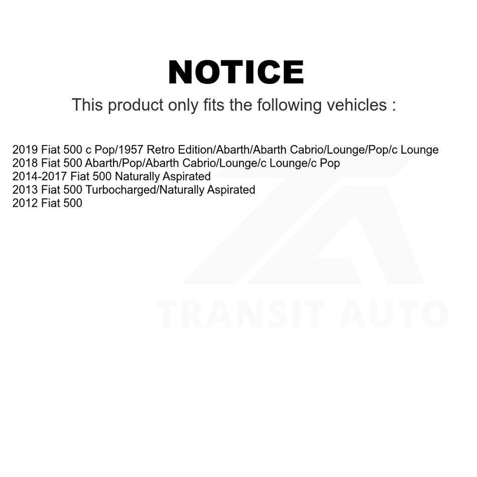 Rear Disc Brake Rotor DS1-980949 For Fiat 500