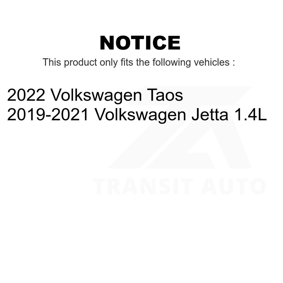 Rear Disc Brake Rotor DS1-982325 For Volkswagen Jetta Taos