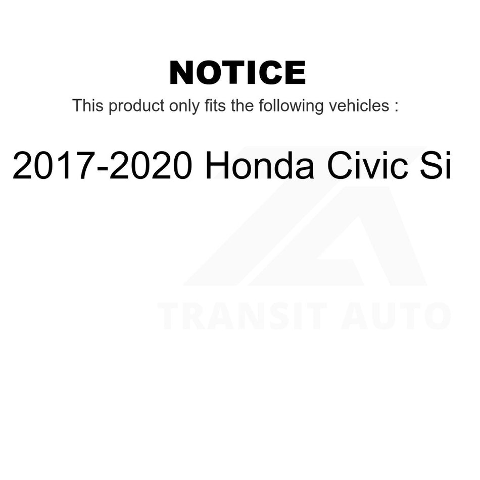 Rear Disc Brake Rotor DS1-982354 For 2017-2020 Honda Civic Si