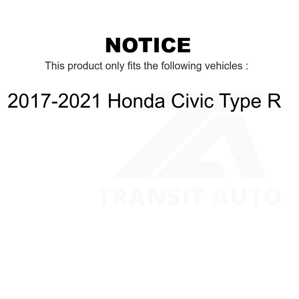 Rear Disc Brake Rotor DS1-982357 For Honda Civic Type R