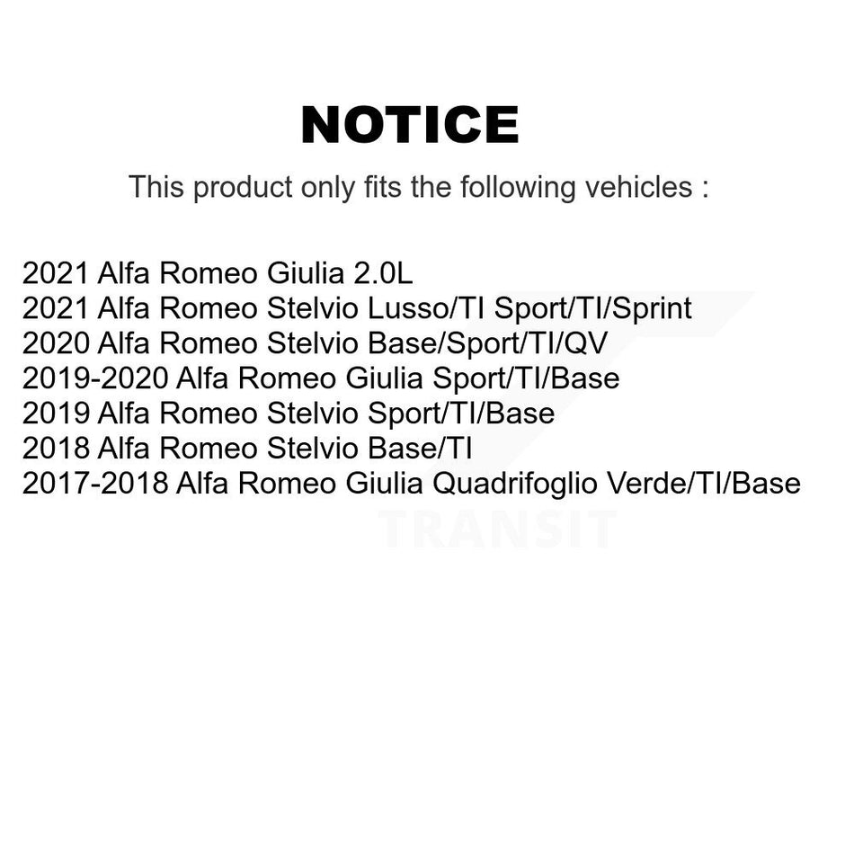 Disc Brake Rotor GCR-982276 For Alfa Romeo Giulia Stelvio