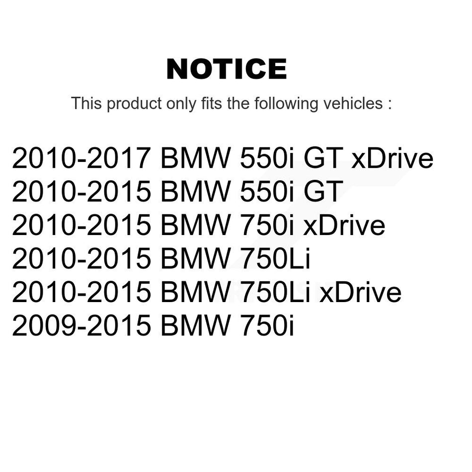 Front Left Disc Brake Rotor GCR-G8247 For BMW 750Li xDrive 750i 550i GT