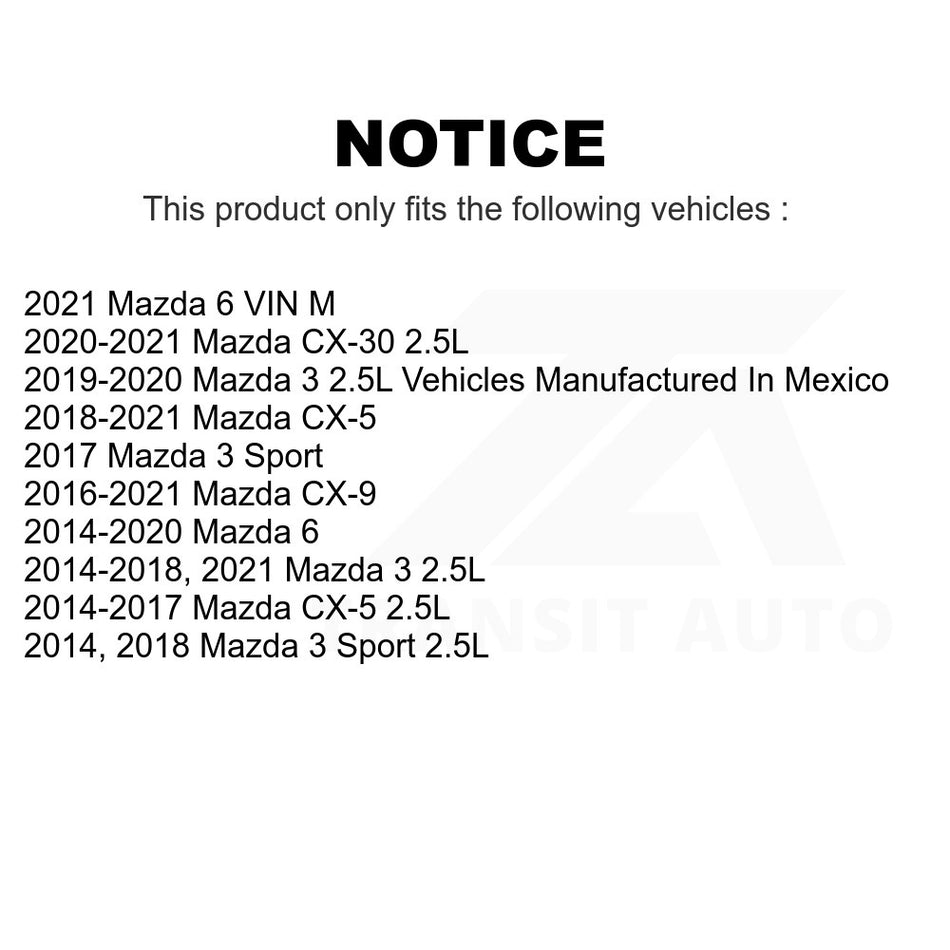 Main Drive Serpentine Belt KBR-5060382 For Mazda CX-5 3 6 CX-9 CX-30 Sport