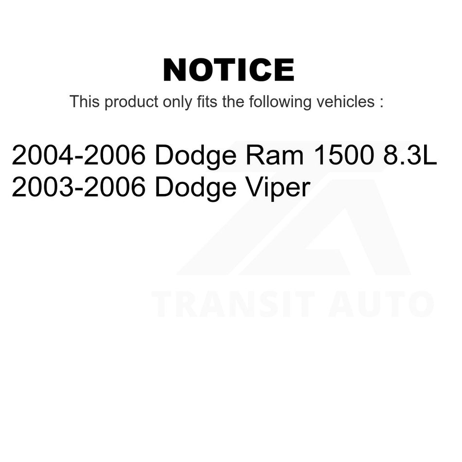 Main Drive Serpentine Belt KBR-5070685 For Dodge Ram 1500 Viper