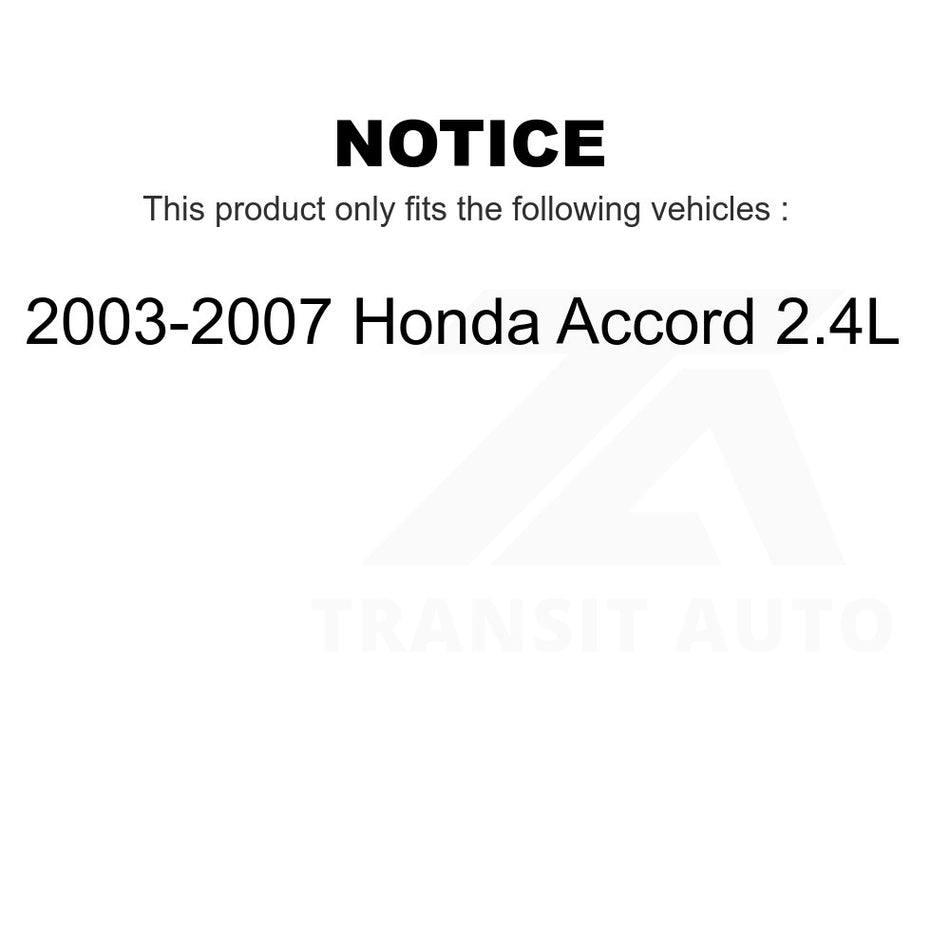 Main Drive Serpentine Belt KBR-5070700 For 2003-2007 Honda Accord 2.4L