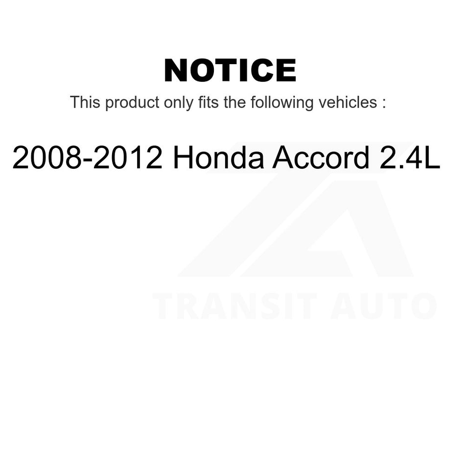 Main Drive Serpentine Belt KBR-5070723 For 2008-2012 Honda Accord 2.4L