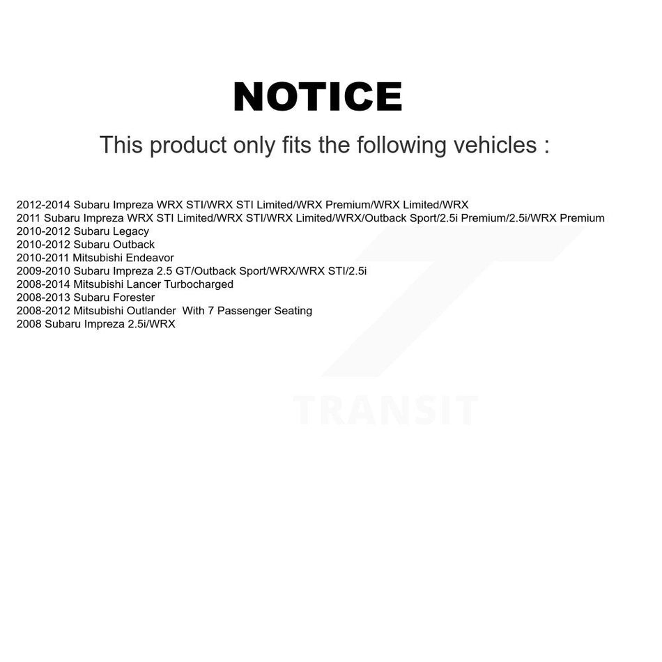 Rear Parking Brake Shoe NB-887B For Subaru Impreza Forester Outback Mitsubishi Lancer Legacy Endeavor Outlander