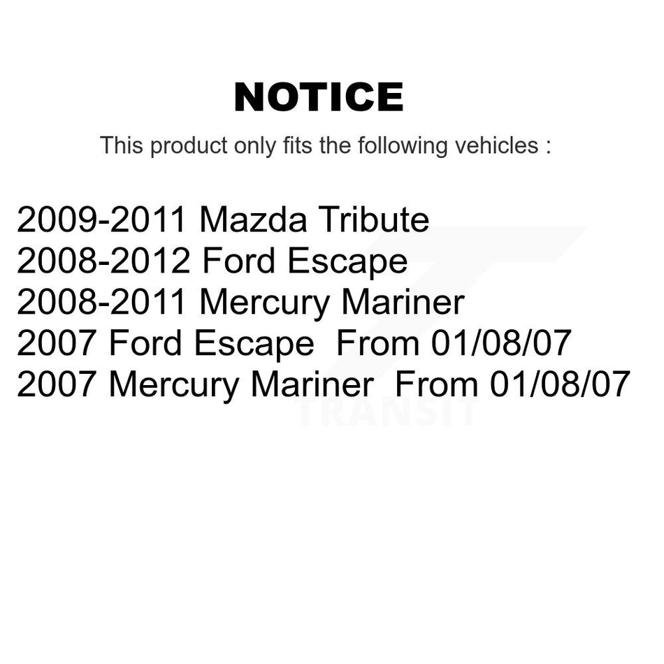 Rear Drum Brake Shoe NB-936B For Ford Escape Mercury Mariner Mazda Tribute