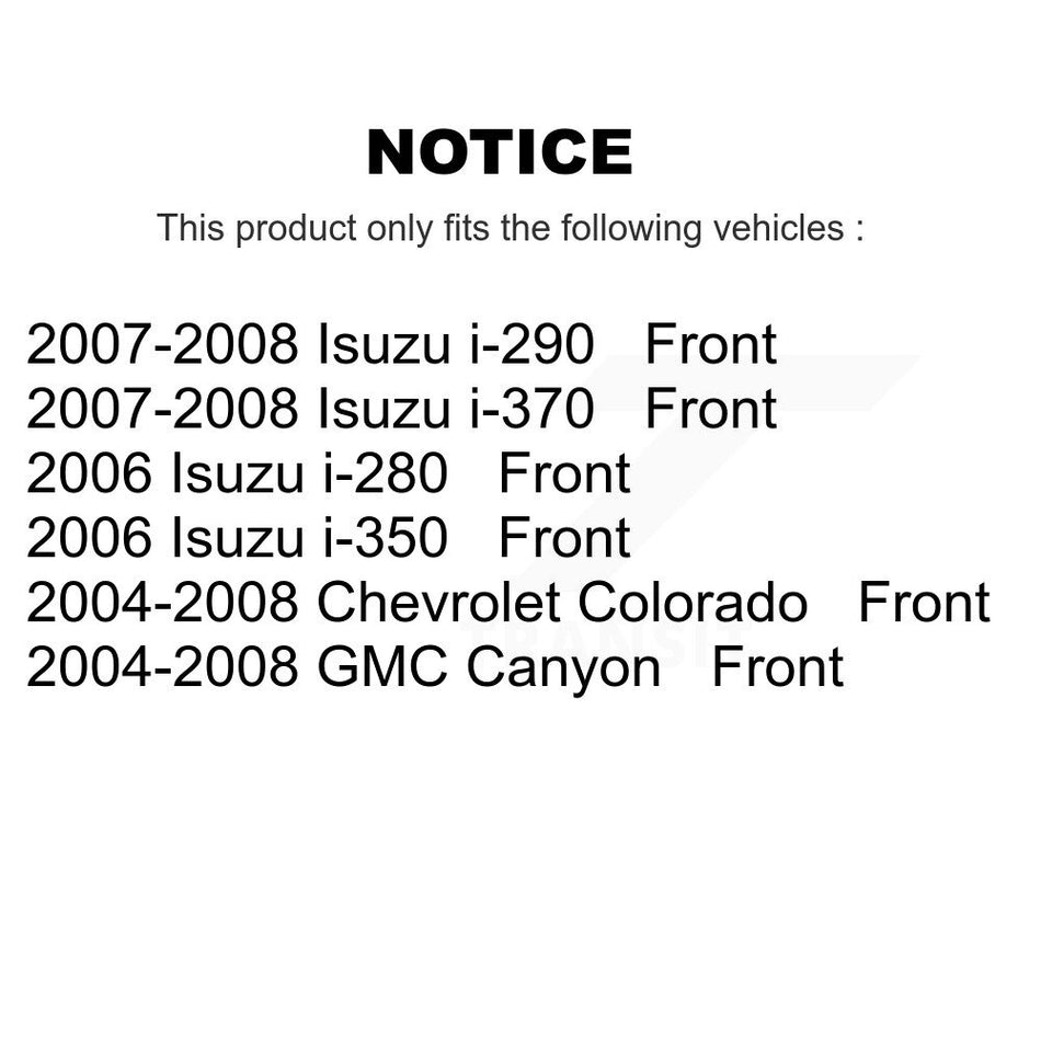 Front Ceramic Disc Brake Pads NWF-PRC1039 For Chevrolet Colorado GMC Canyon Isuzu i-290 i-280 i-370 i-350
