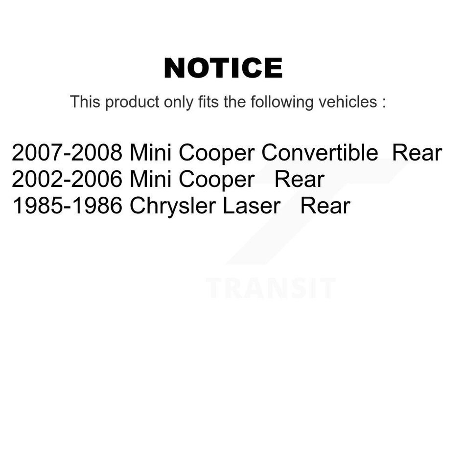 Rear Ceramic Disc Brake Pads NWF-PRC1060 For Mini Cooper Chrysler Laser