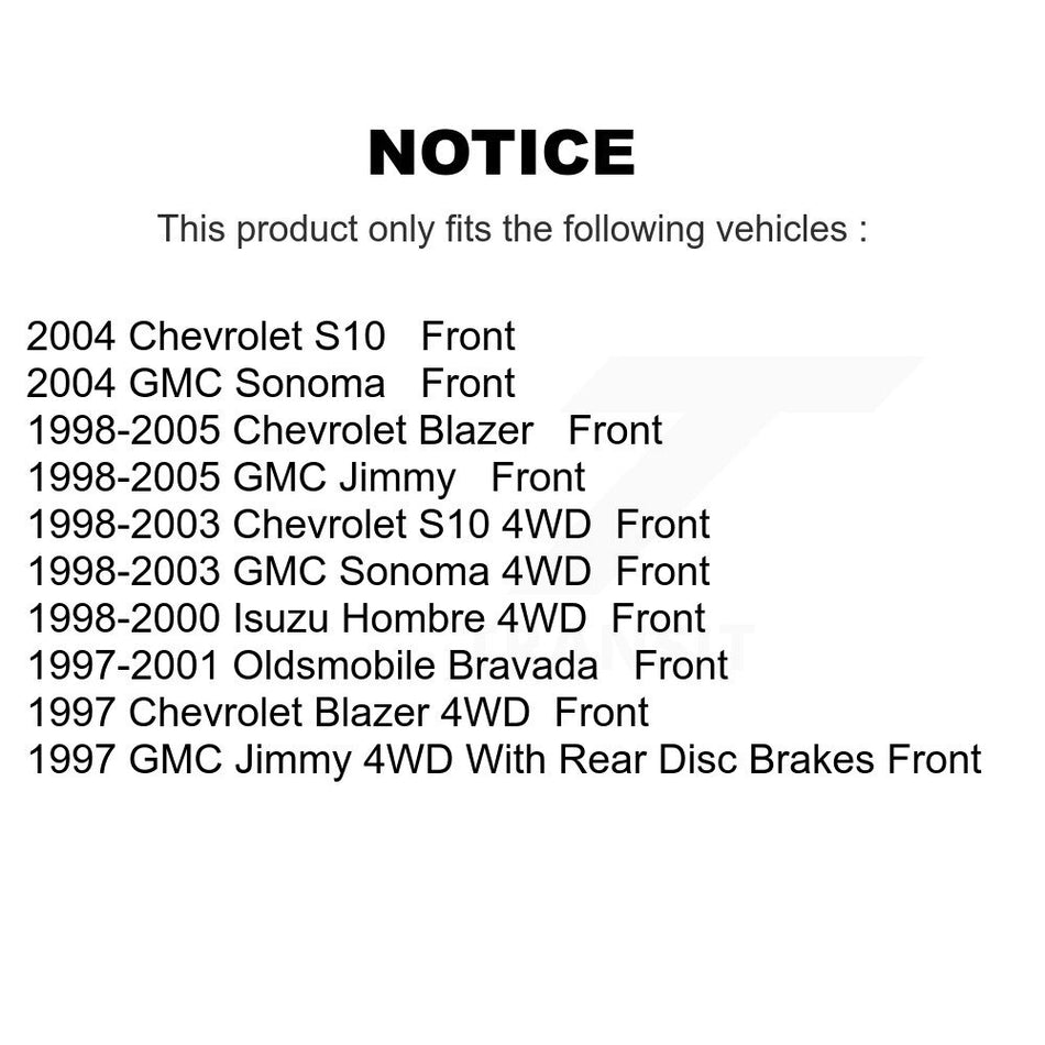 Front Ceramic Disc Brake Pads NWF-PRC726 For Chevrolet S10 Blazer GMC Sonoma Jimmy Oldsmobile Bravada Isuzu Hombre
