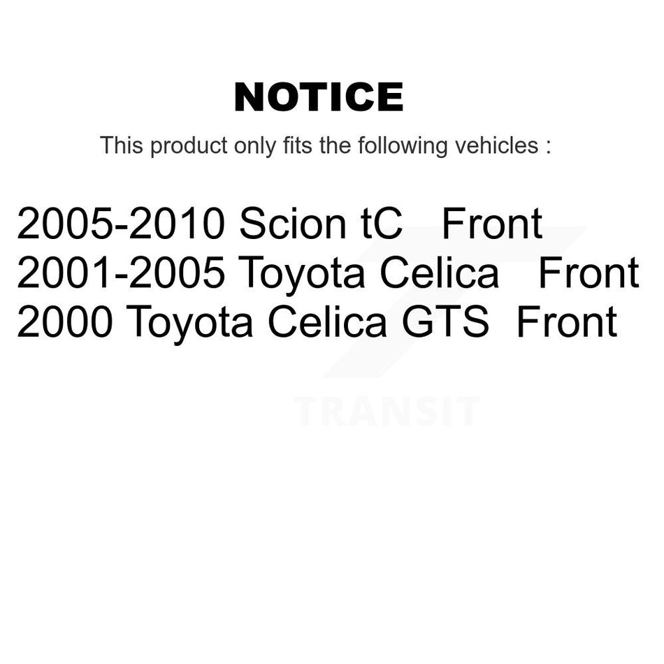 Front Ceramic Disc Brake Pads NWF-PRC817 For Scion tC Toyota Celica