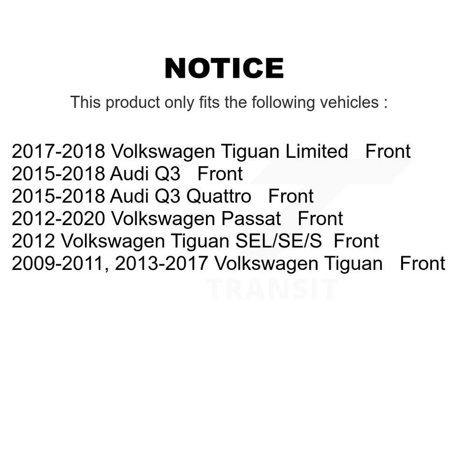 Front Semi-Metallic Disc Brake Pads NWF-PRM1375 For Volkswagen Passat Tiguan Audi Q3 Quattro Limited