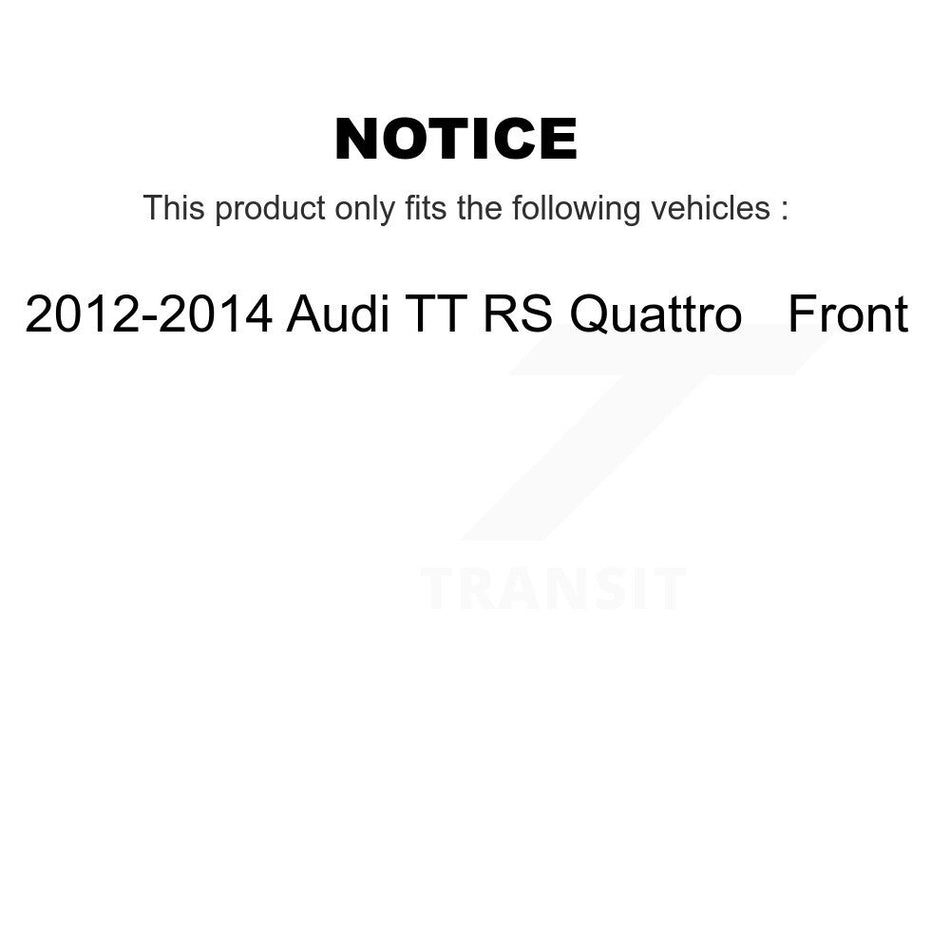 Front Semi-Metallic Disc Brake Pads NWF-PRM1600 For 2012-2014 Audi TT RS Quattro