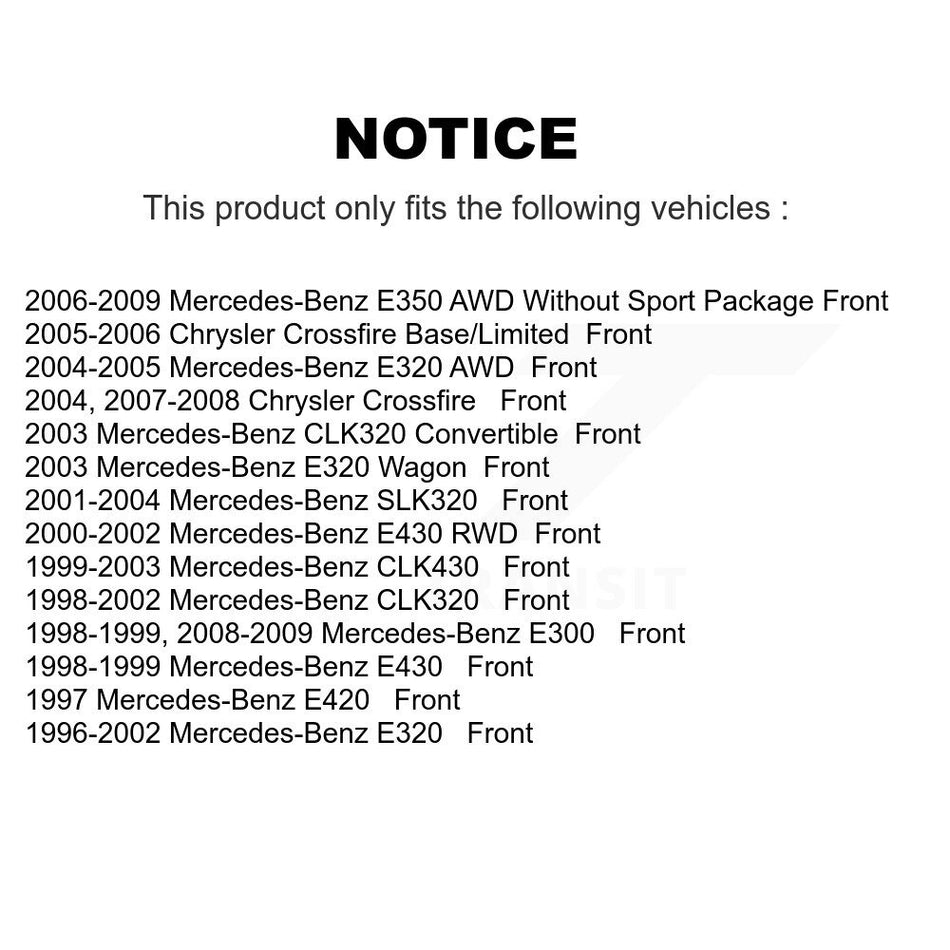 Front Semi-Metallic Disc Brake Pads NWF-PRM740 For Mercedes-Benz E320 E350 Chrysler Crossfire CLK320 CLK430 E430 SLK320 E420 E300