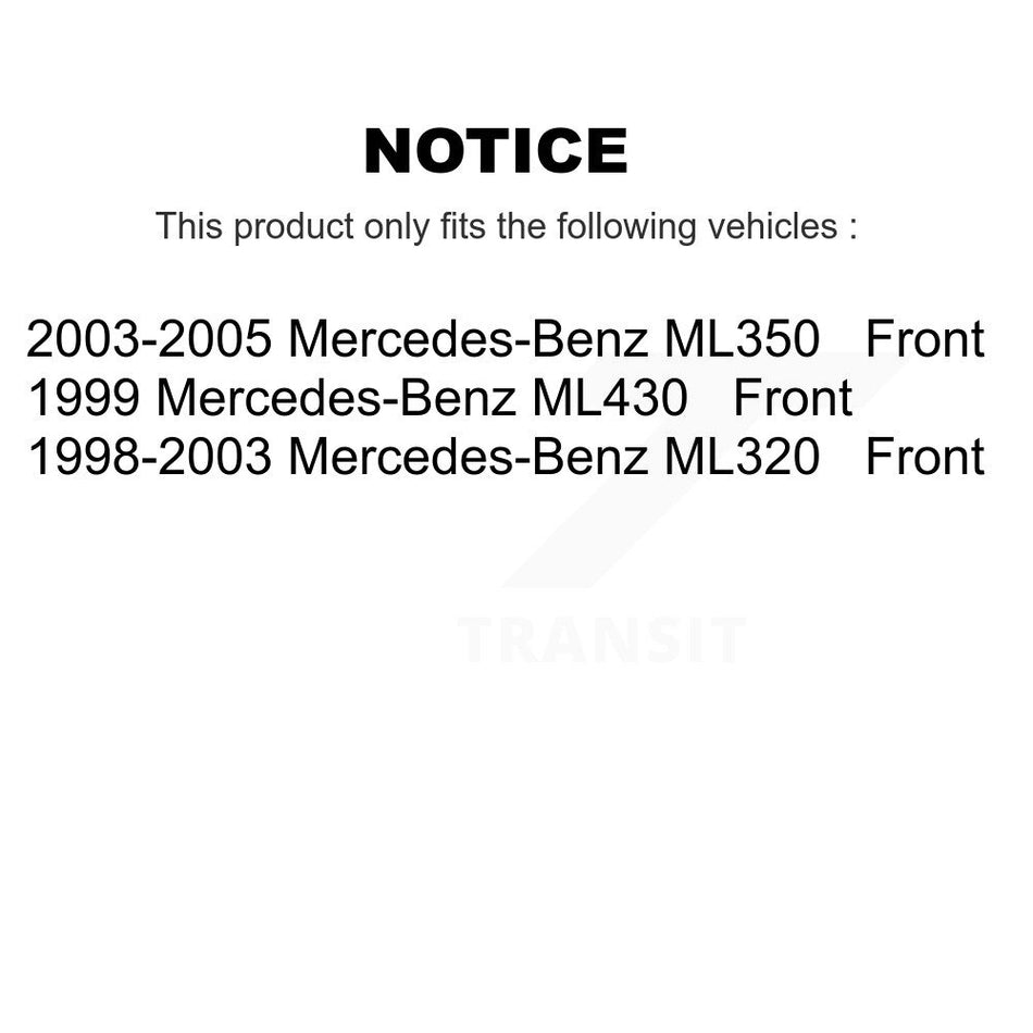 Front Semi-Metallic Disc Brake Pads NWF-PRM760 For Mercedes-Benz ML320 ML350 ML430