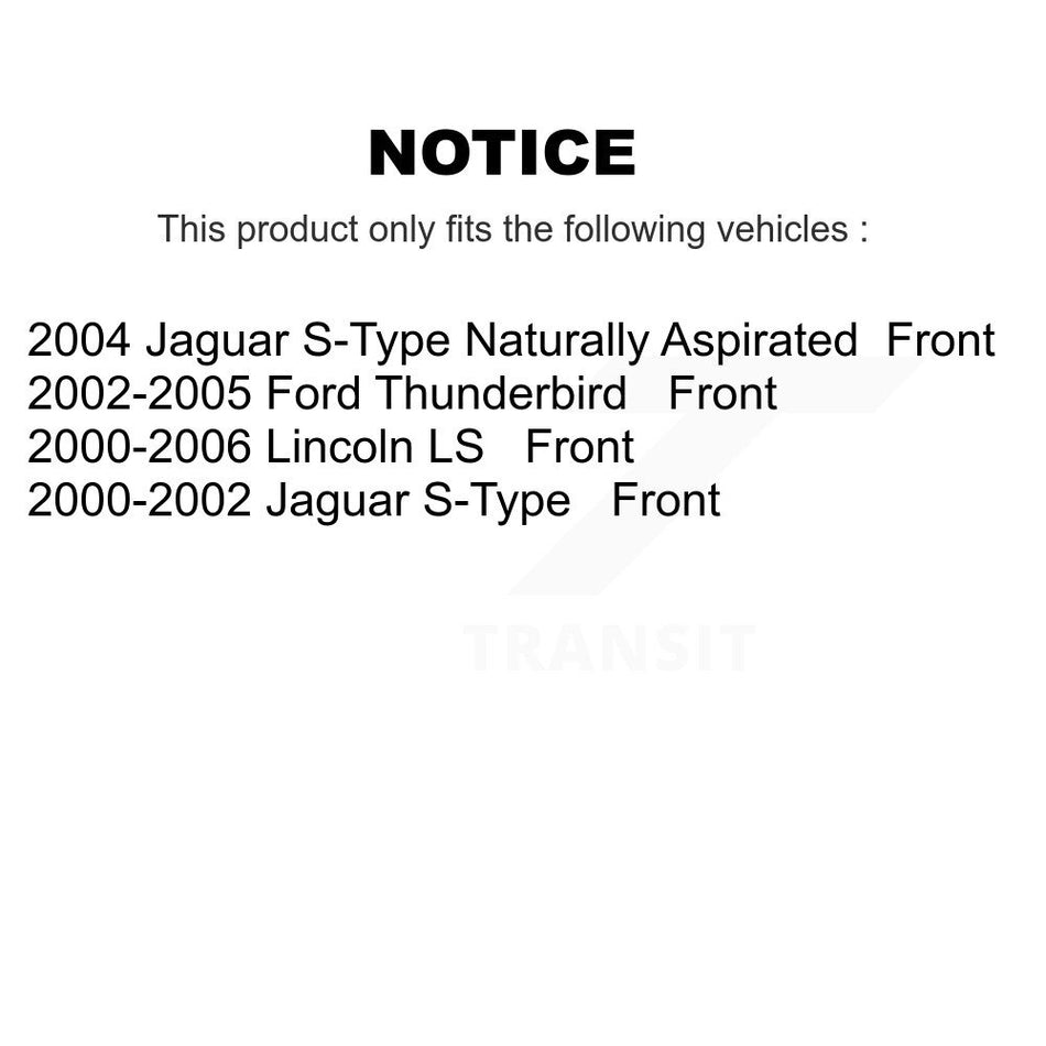 Front Semi-Metallic Disc Brake Pads NWF-PRM849 For Lincoln LS Ford Thunderbird Jaguar S-Type