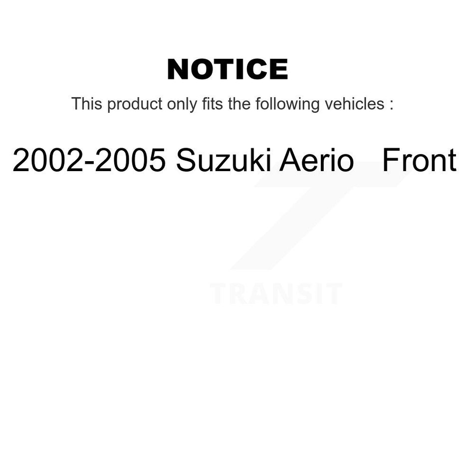Front Semi-Metallic Disc Brake Pads NWF-PRM937 For 2002-2005 Suzuki Aerio
