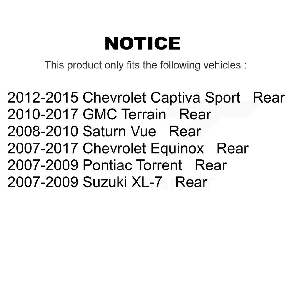 Rear Ceramic Disc Brake Pads NWF-PTC1275 For Chevrolet Equinox GMC Terrain Saturn Vue Captiva Sport Pontiac Torrent Suzuki XL-7