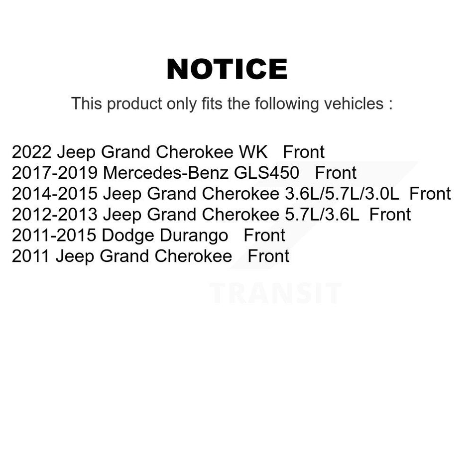 Front Ceramic Disc Brake Pads NWF-PTC1455 For Jeep Grand Cherokee Dodge Durango Mercedes-Benz GLS450 WK