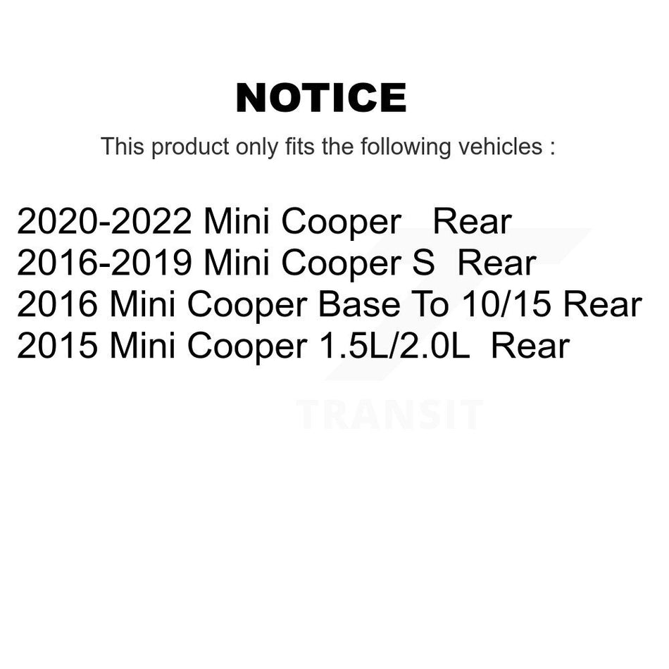 Rear Ceramic Disc Brake Pads NWF-PTC1800 For Mini Cooper