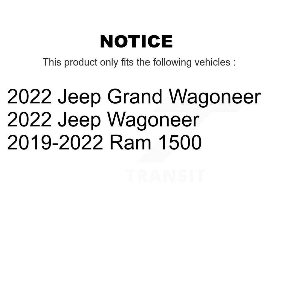 Semi-Metallic Disc Brake Pads PPF-D2169 For Ram 1500 Jeep Wagoneer Grand