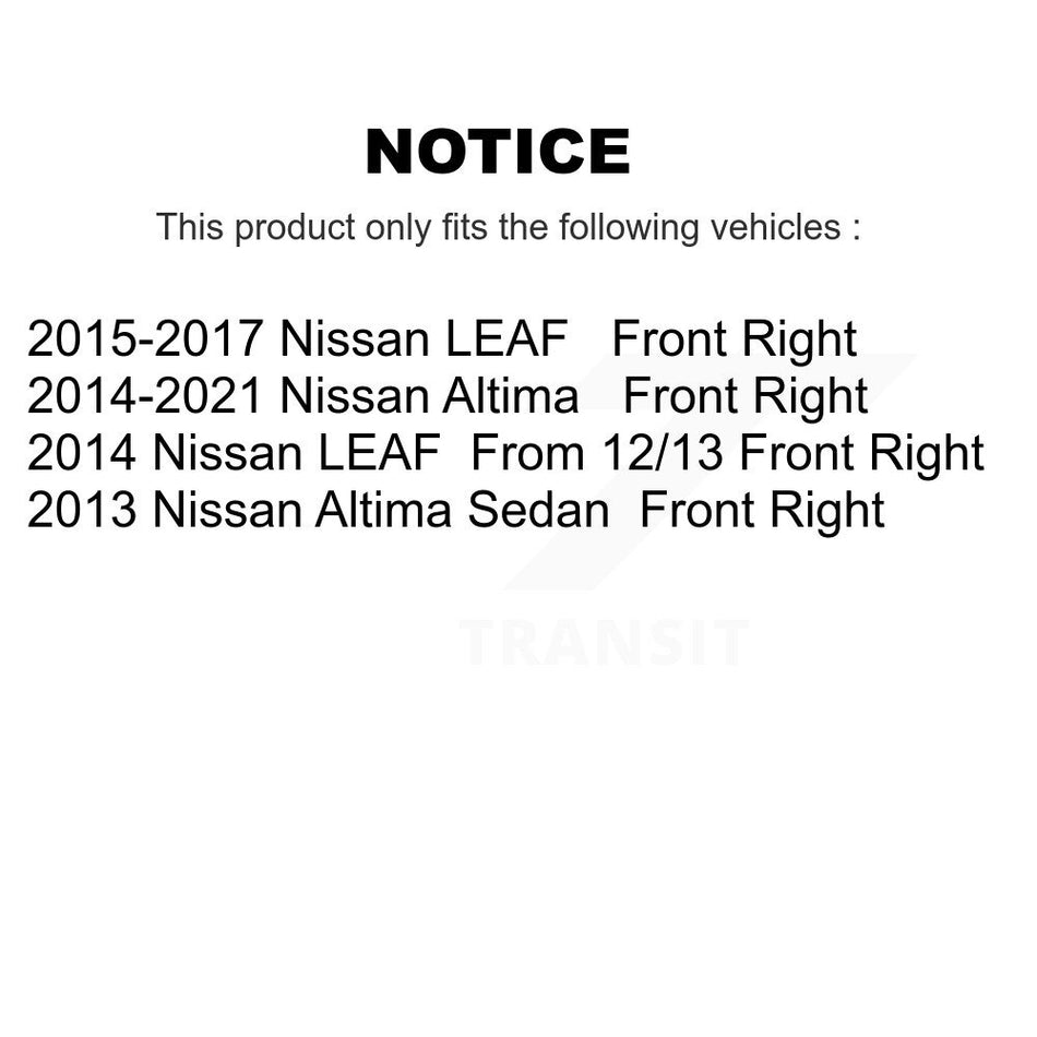 Front Right (Passenger Side) Disc Brake Caliper SLC-19B7103 For Nissan Altima LEAF