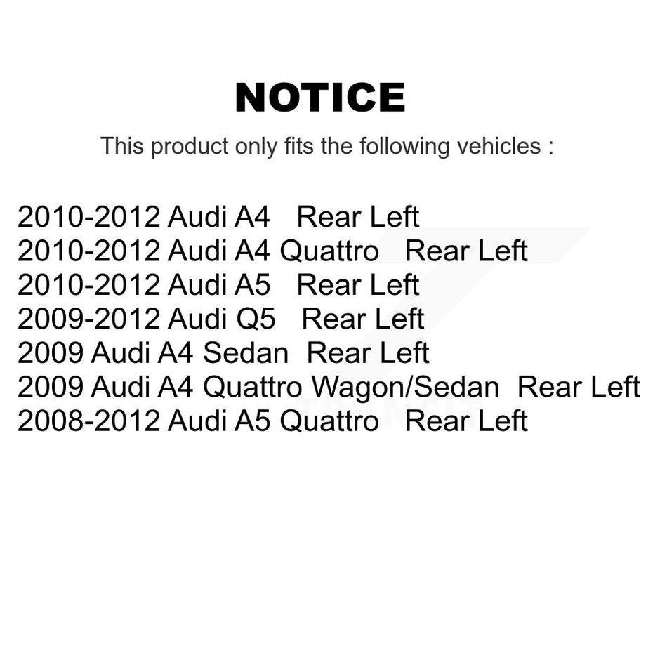 Rear Left (Driver Side) Disc Brake Caliper SLC-19B7262 For Audi Q5 A4 Quattro A5