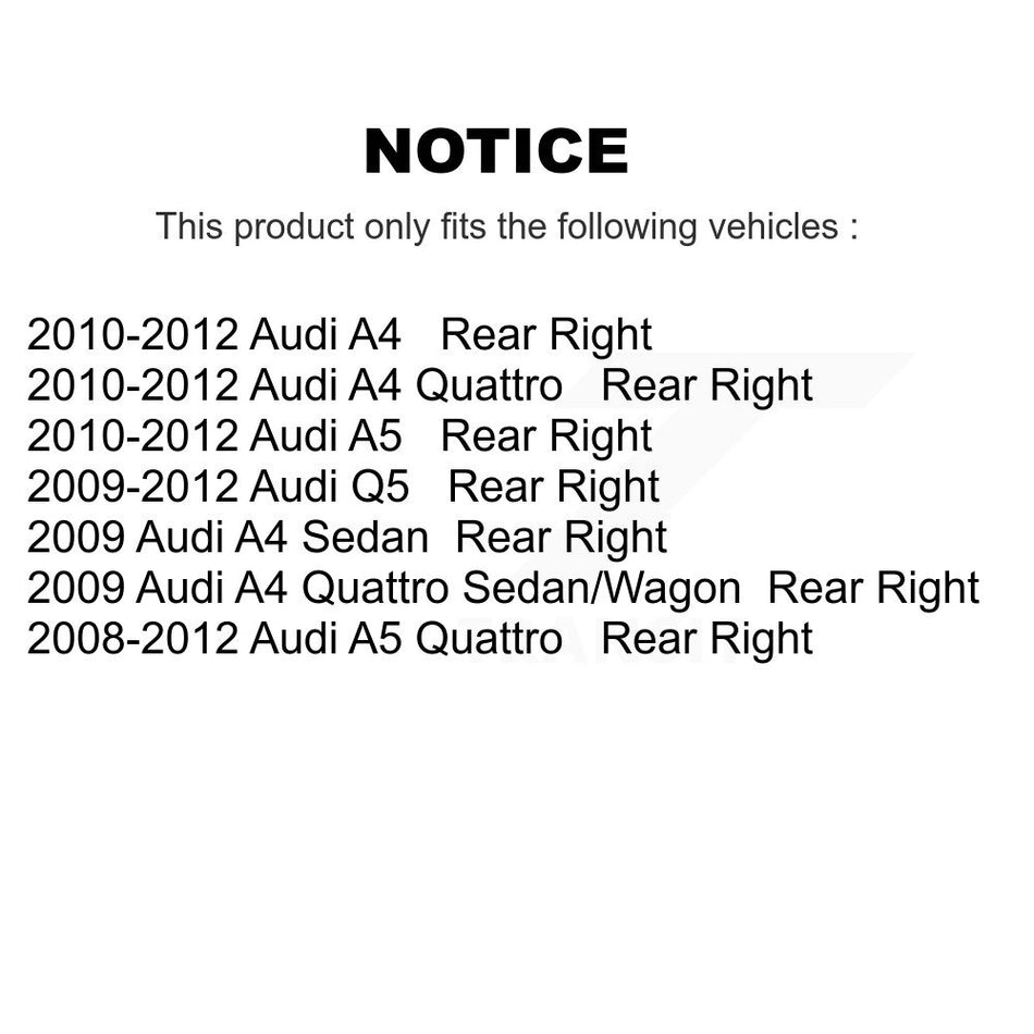 Rear Right (Passenger Side) Disc Brake Caliper SLC-19B7263 For Audi Q5 A4 Quattro A5