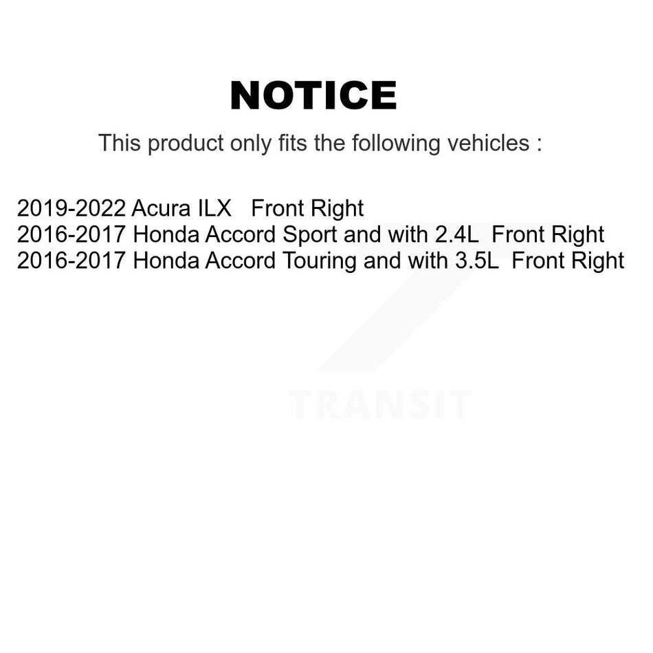 Front Right (Passenger Side) Disc Brake Caliper SLC-19B7451 For Honda Accord Acura ILX