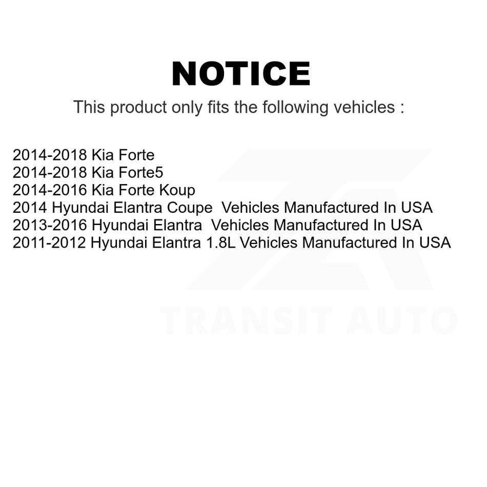 Front Right Lower Suspension Control Arm Ball Joint Assembly TOR-CB2313 For Hyundai Elantra Kia Forte Forte5 Koup Coupe