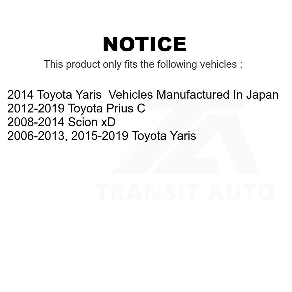 Front Left Lower Suspension Control Arm Ball Joint Assembly TOR-CK620572 For Toyota Yaris Prius C Scion xD