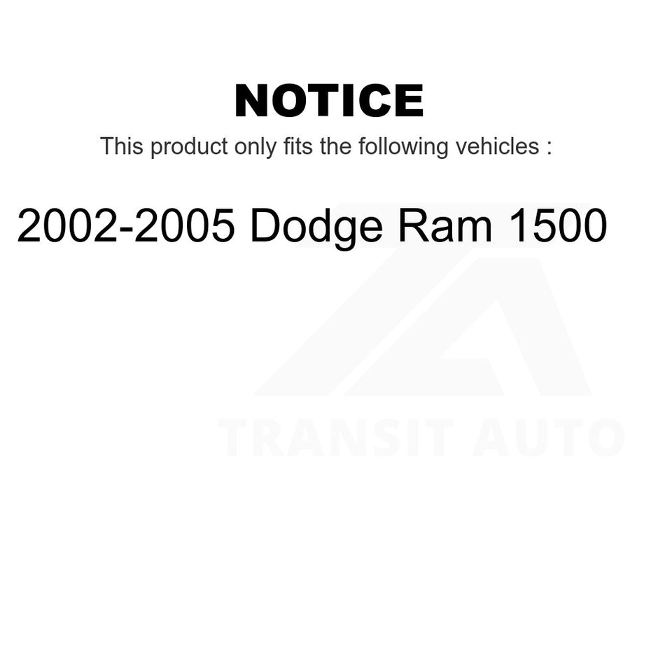 Front Inner Steering Tie Rod End TOR-EV407 For 2002-2005 Dodge Ram 1500
