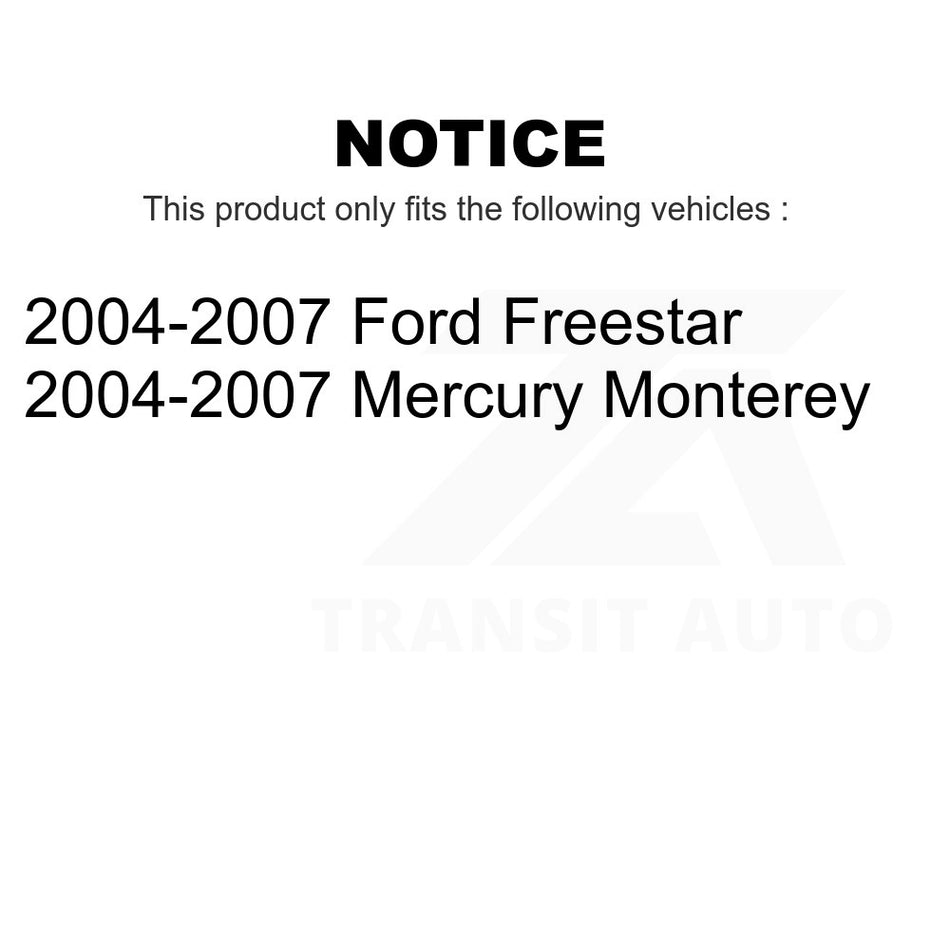 Front Inner Steering Tie Rod End TOR-EV800307 For 2004-2007 Ford Freestar Mercury Monterey