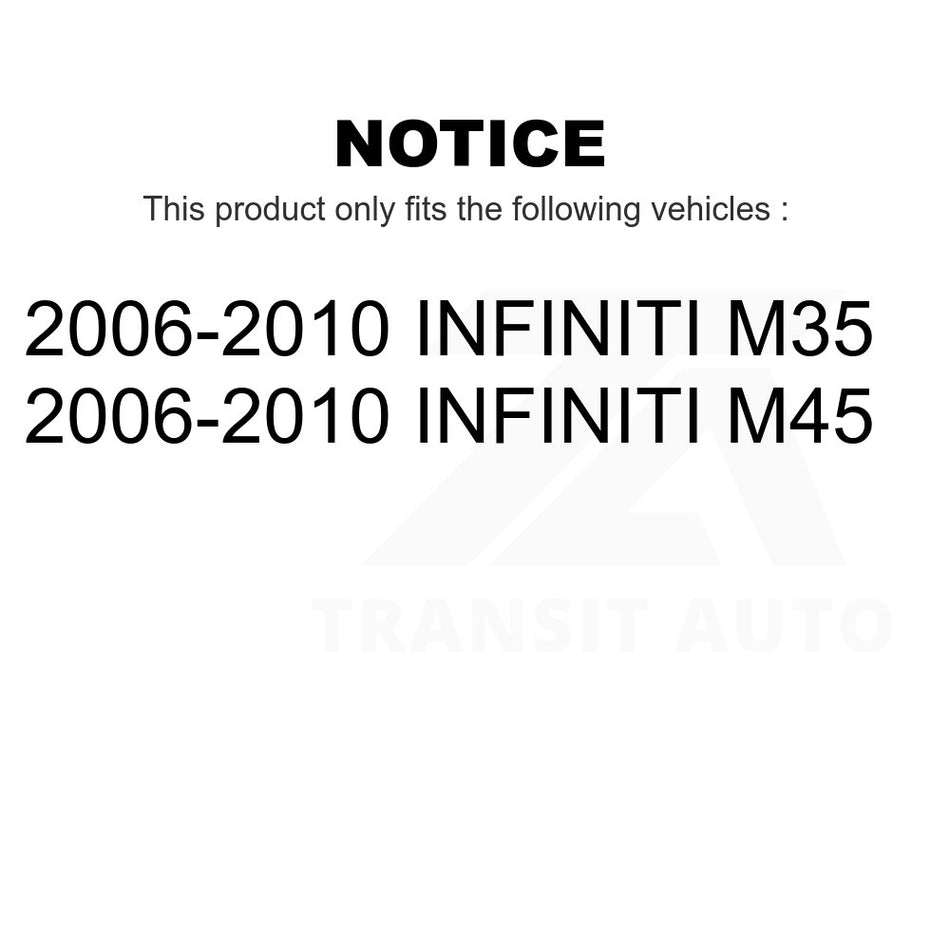 Front Inner Steering Tie Rod End TOR-EV800567 For 2006-2010 INFINITI M35 M45