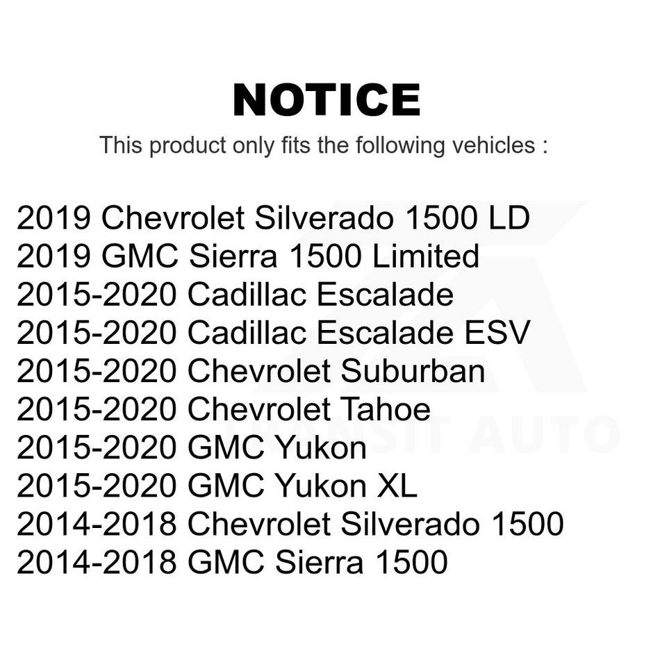 Inner Steering Tie Rod End TOR-EV800938 For Chevrolet Silverado 1500 GMC Sierra Tahoe Suburban Yukon Cadillac XL Escalade ESV LD Limited