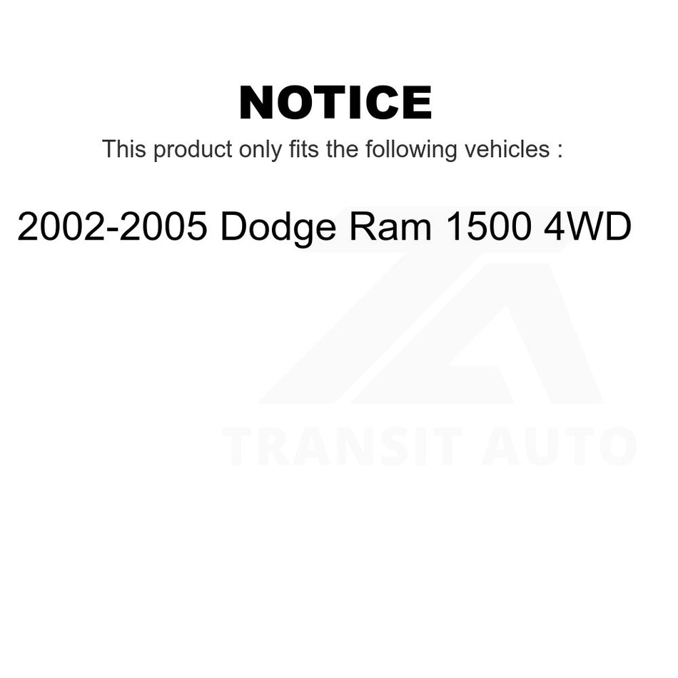 Front Suspension Stabilizer Bar Link Kit TOR-K7422 For 2002-2005 Dodge Ram 1500 4WD