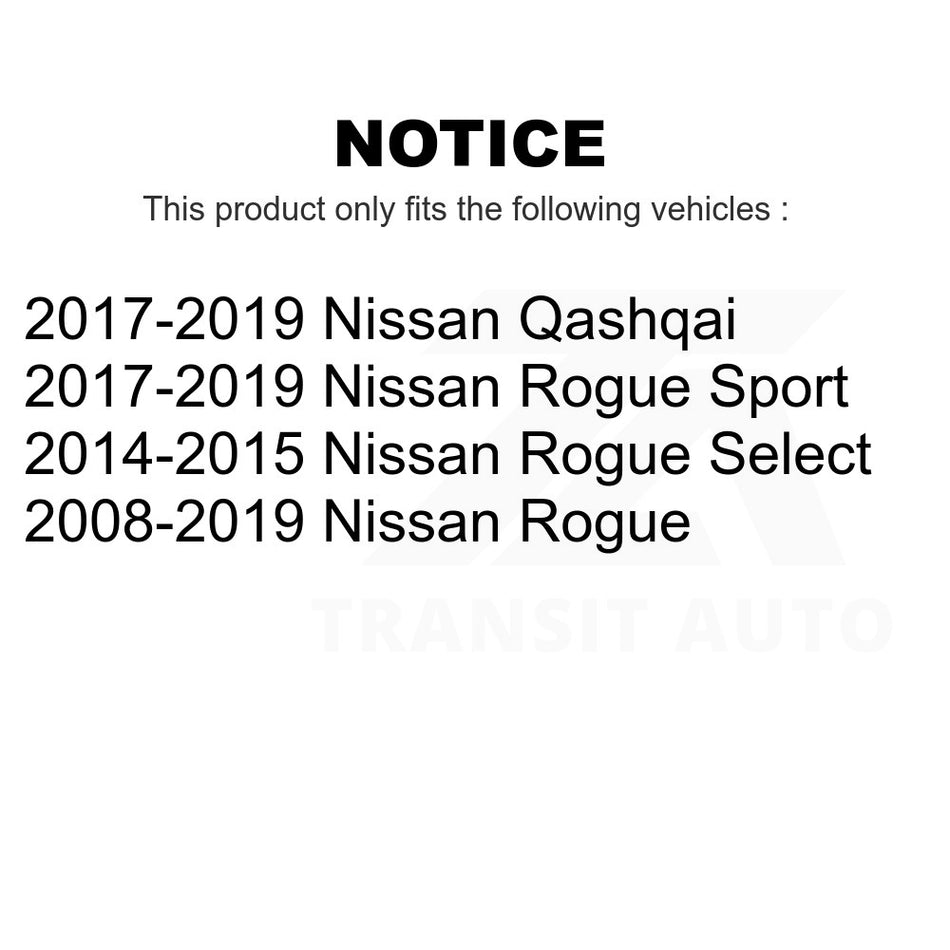 Rear Left Suspension Stabilizer Bar Link Kit TOR-K750353 For Nissan Rogue Sport Select Qashqai