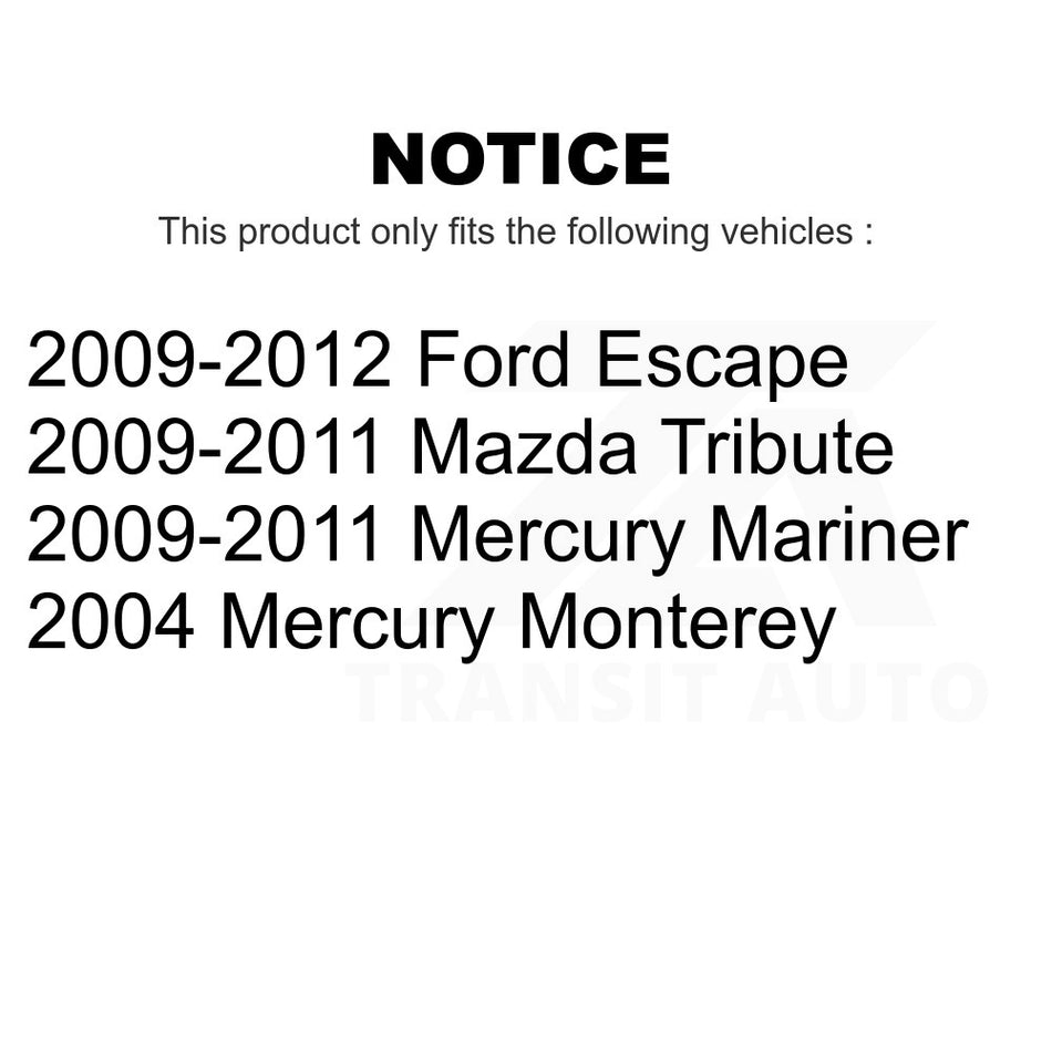 Rear Suspension Stabilizer Bar Link Kit TOR-K750571 For Ford Escape Mercury Mariner Monterey Mazda Tribute