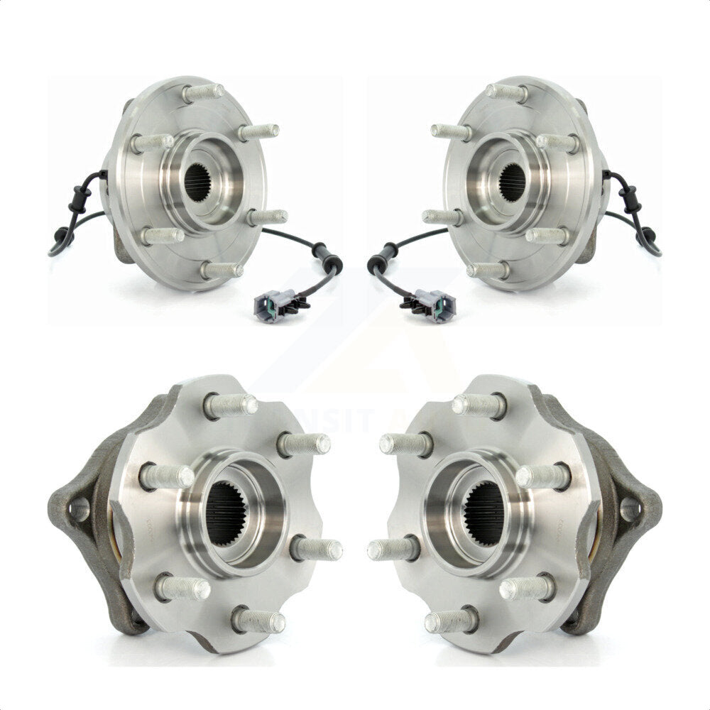 Front Rear Wheel Bearing Hub Assembly Kit For Nissan Armada With