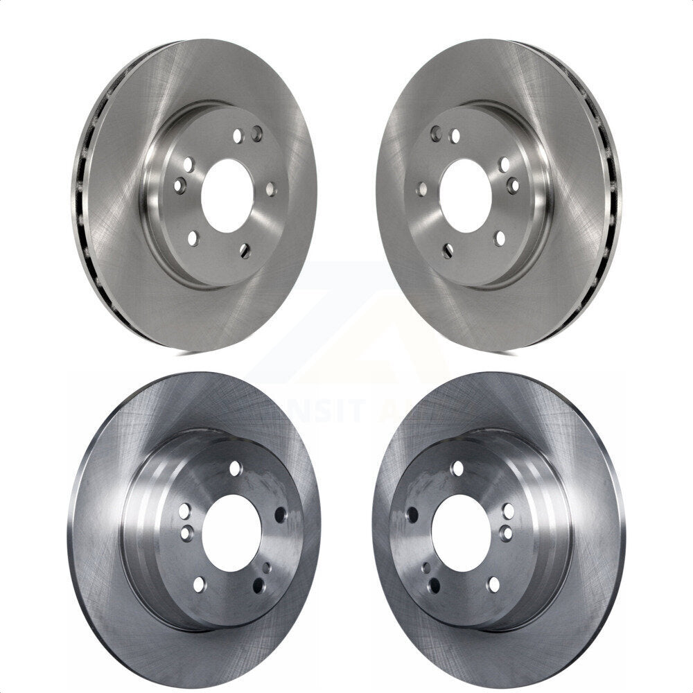 Front Disc Brake Rotors & Ceramic Pads Kit For Mercedes Benz C230 C240 - 11.34" (288mm), 10-Year Warranty