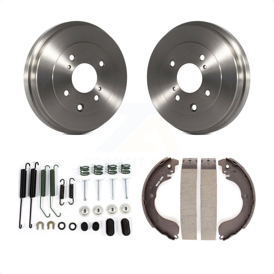 Rear Brake Drum Shoes And Spring Kit For Nissan Sentra Versa Cube K8N-100391 by Transit Auto