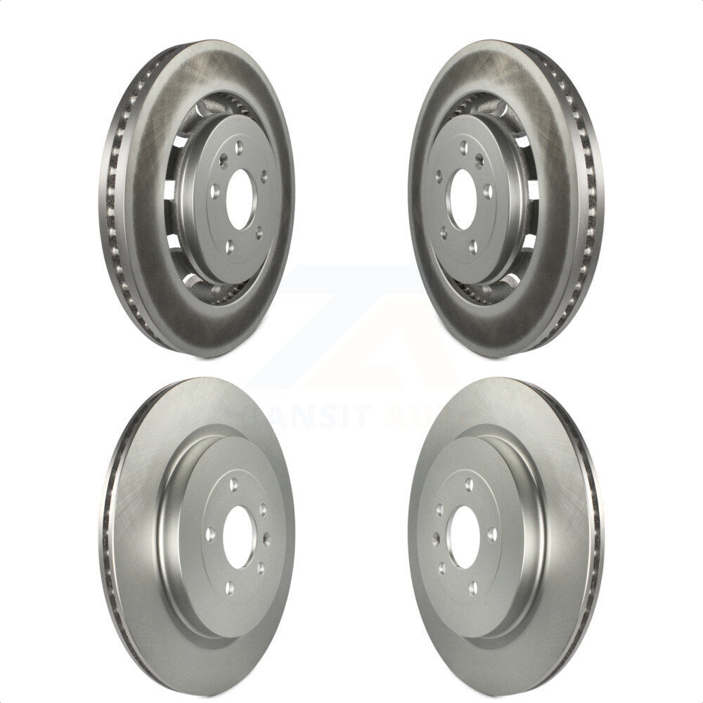 Front & Rear Rotors + Brake Pads for Ford Explorer Flex Taurus Lincoln