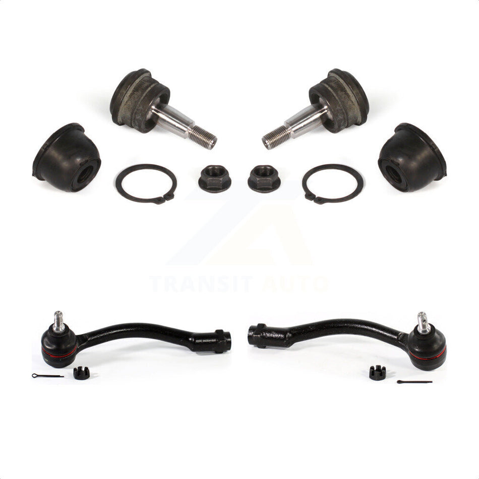 Front Suspension Ball Joint And Tie Rod End Kit For Kia Forte Forte5 Koup KTR-102488 by TOR