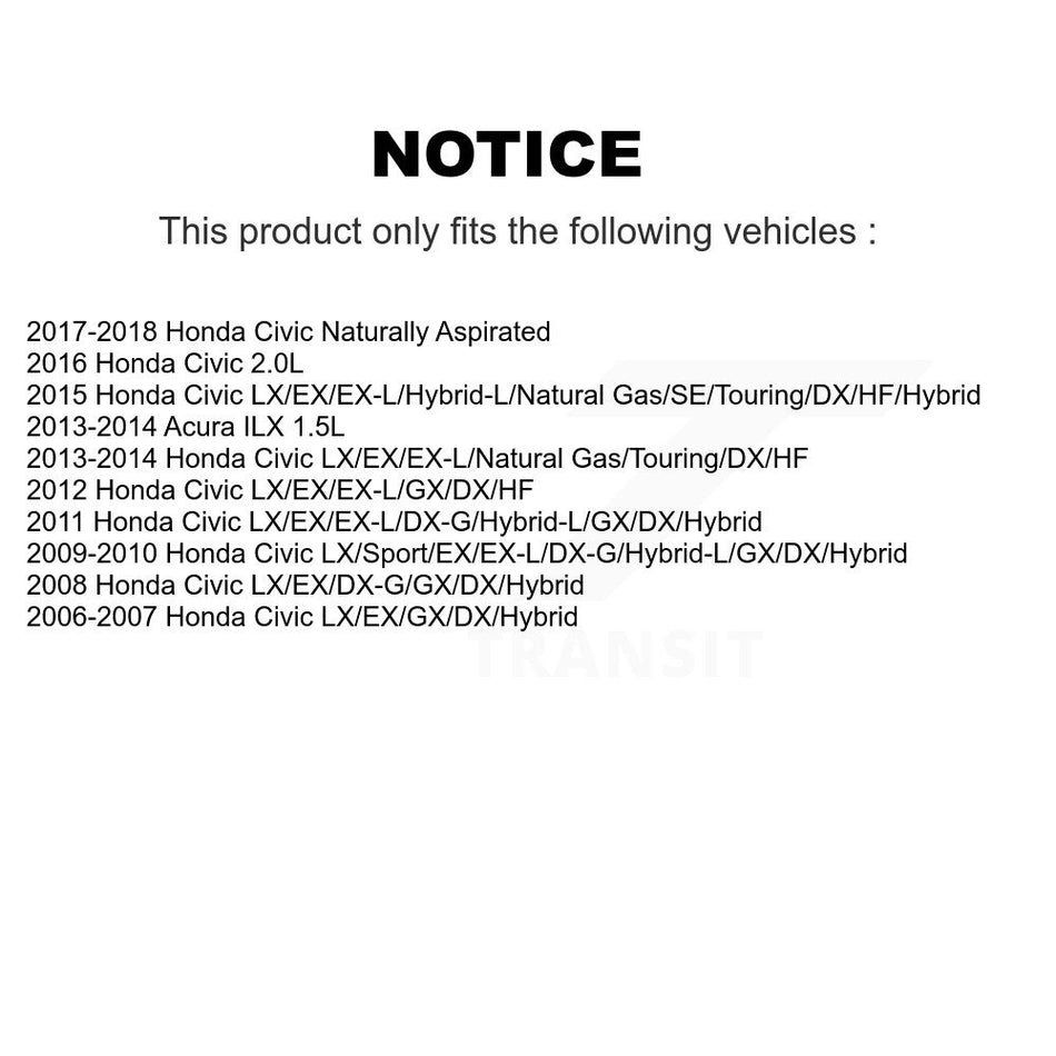 Front Wheel Bearing Pair For Honda Civic Acura ILX K70-100527