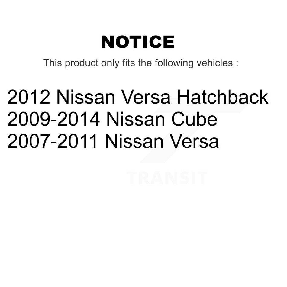 Front Suspension Control Arm And Ball Joint Assembly Link Kit For Nissan Versa Cube K72-100043
