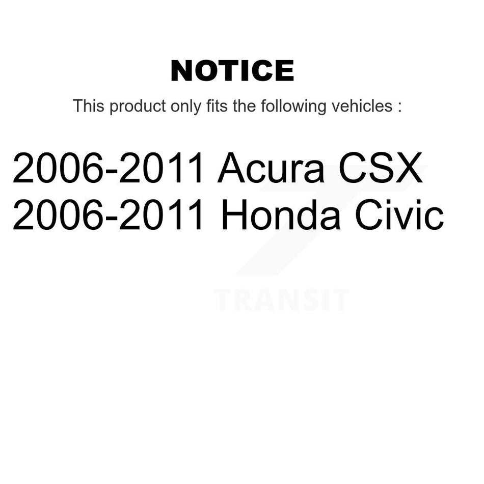 Front Rear Suspension Link Kit For 2006-2011 Honda Civic Acura CSX K72-100850